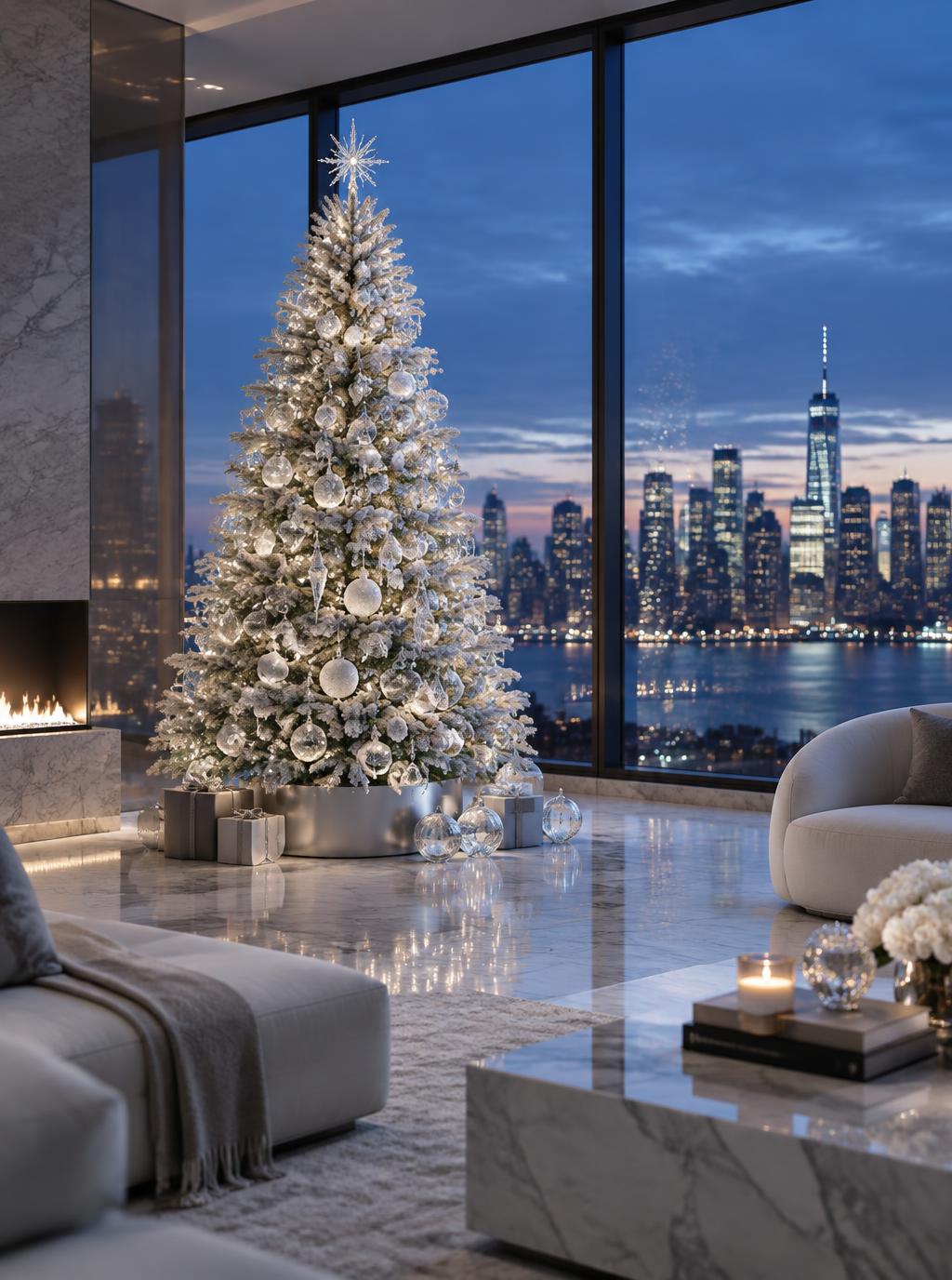The Penthouse Christmas design theme
