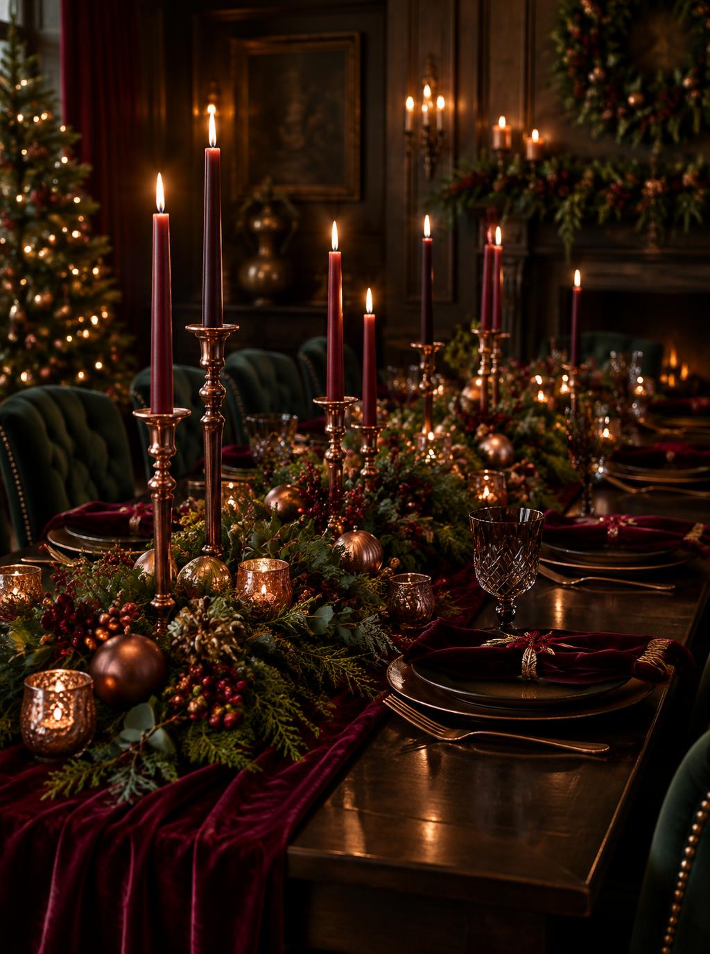 Wine Room Christmas design theme